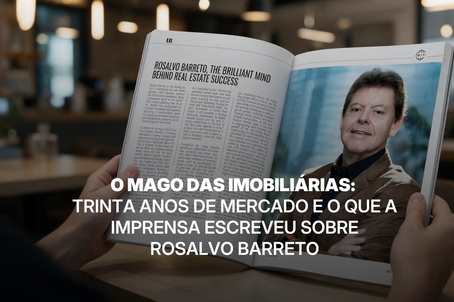 O Mago das Imobiliárias: trinta anos de mercado e o que a imprensa escreveu sobre Rosalvo Barreto