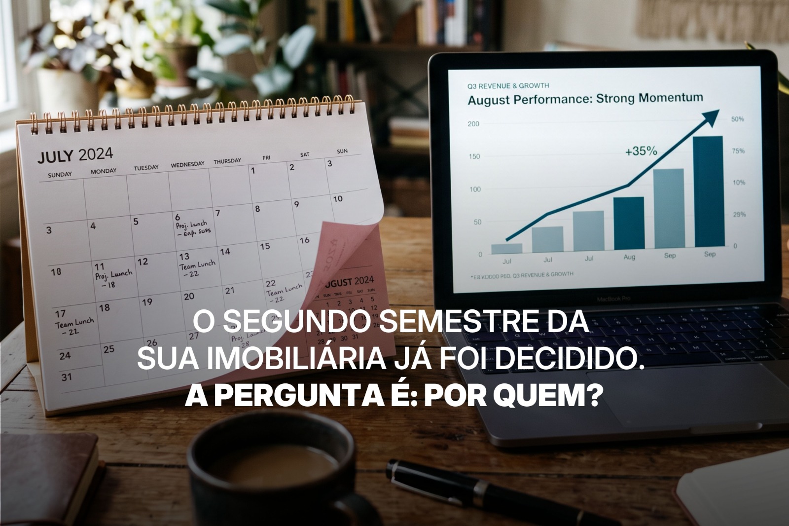 O segundo semestre da sua imobiliária já foi decidido. A pergunta é: por quem?