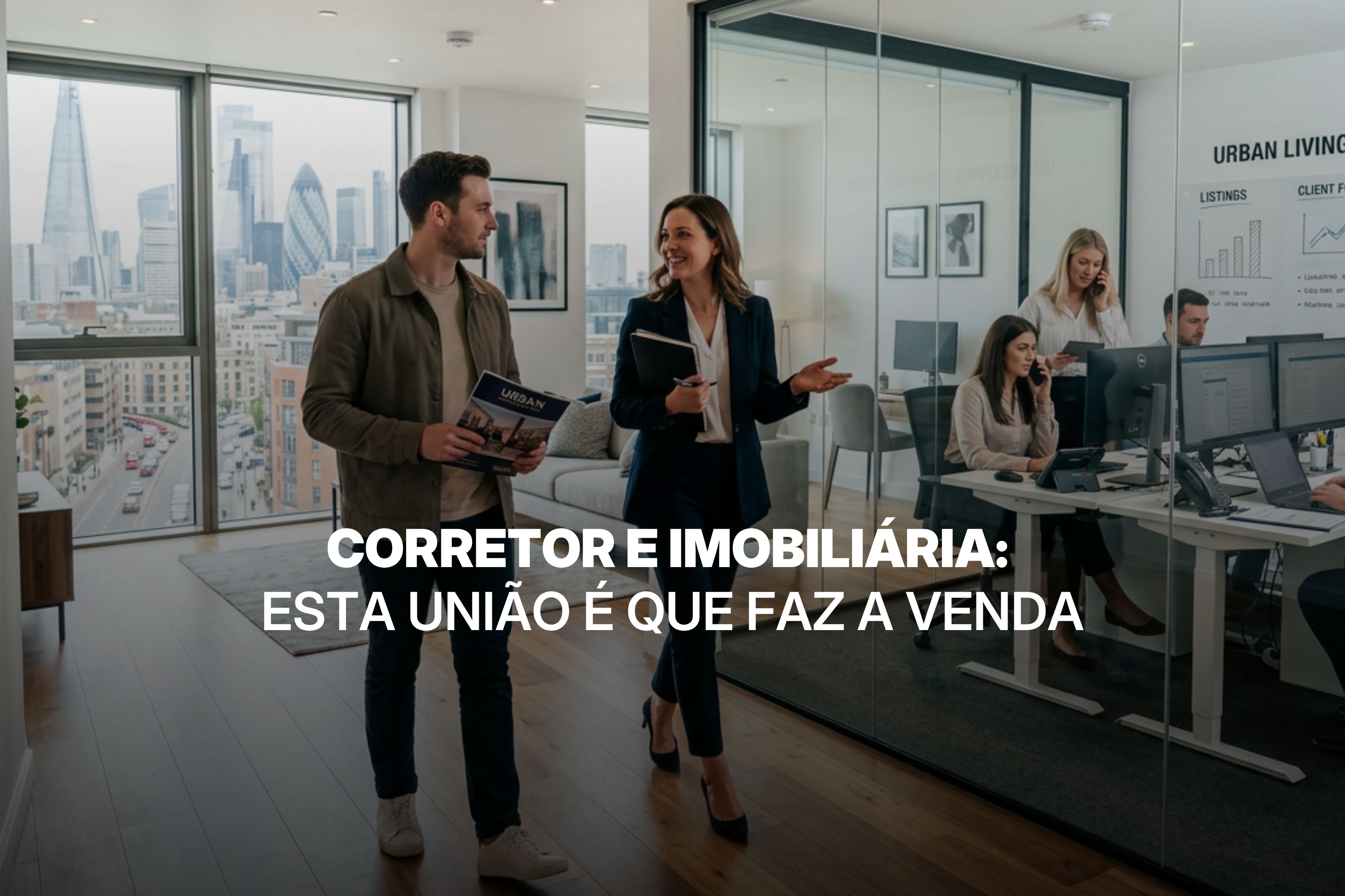 Corretor e imobiliária: a união que faz a venda acontecer