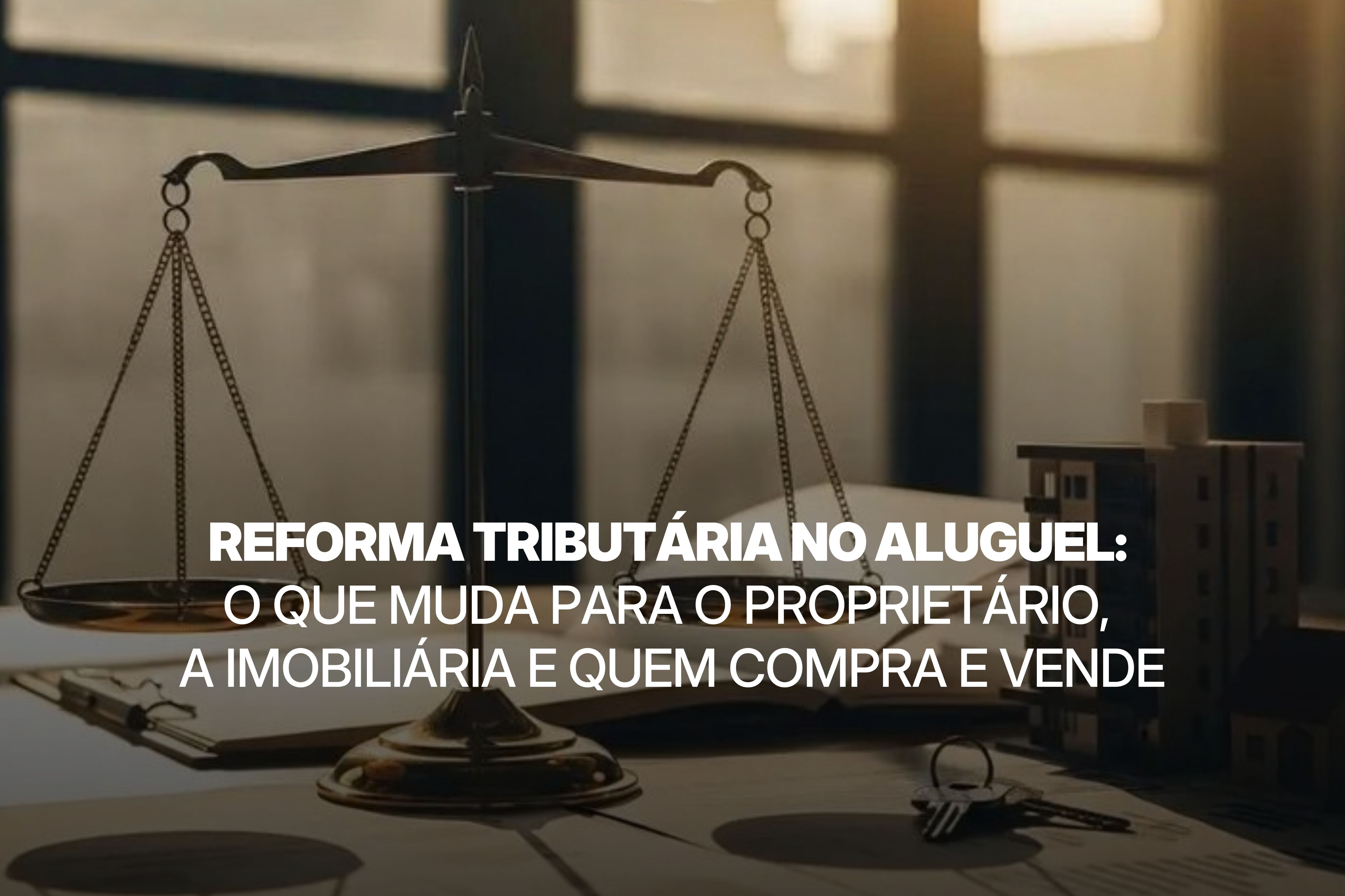 Reforma tributária no aluguel: o que muda para imobiliárias